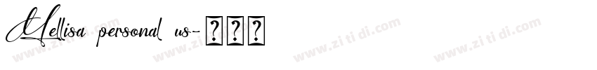Mellisa personal us字体转换 Mellisa personal us字体转换